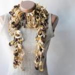 Crochet Scarf - Mulberry C..