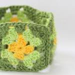 Crochet bracelet fiber bang..